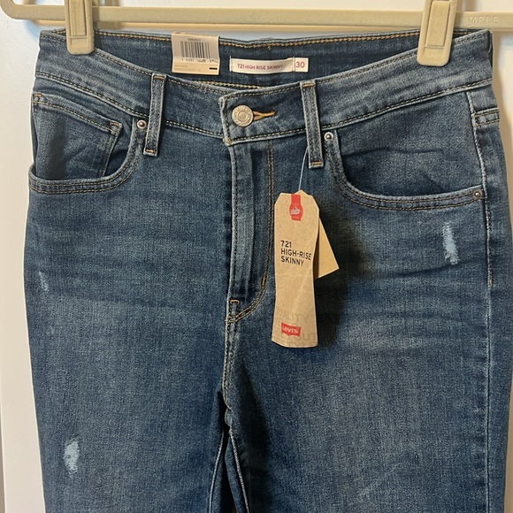 NWT Levi’s 721 High-Rise Skinny Jeans - Picture 3 of 8